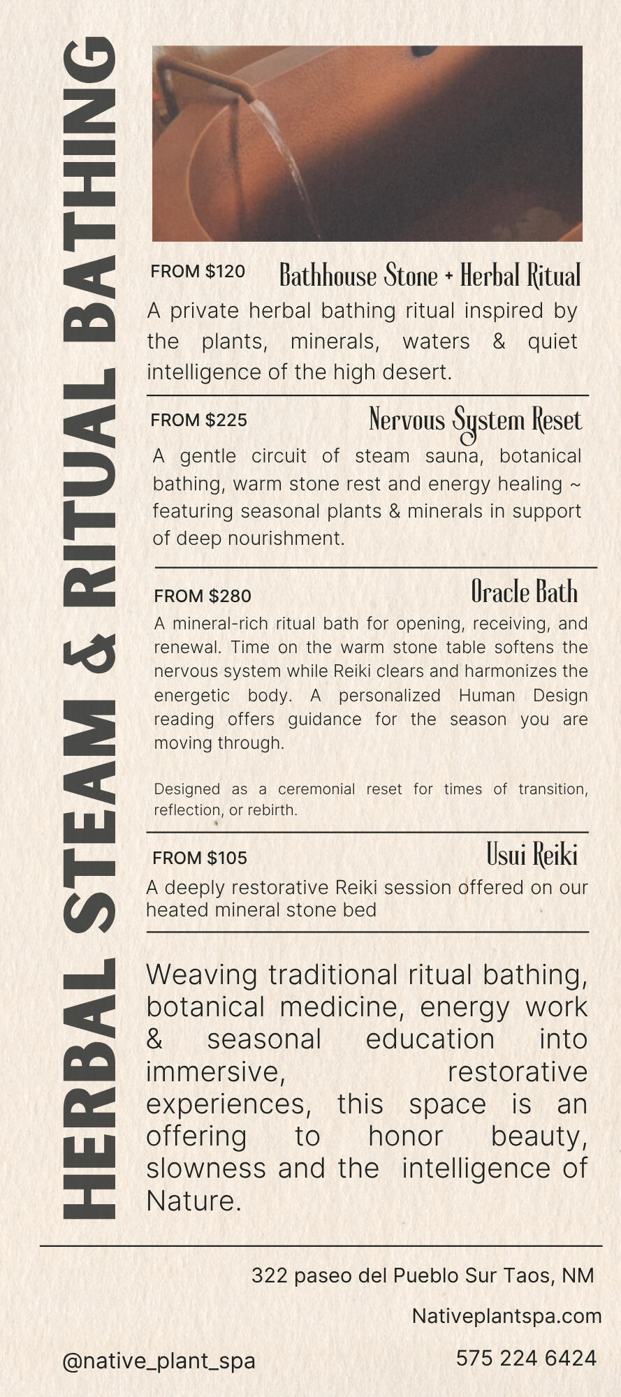 Native Plant Spa
